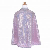 Silver Sequins Reversible Cape Size 3-4