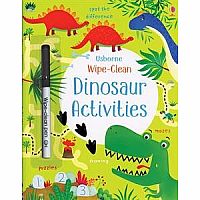 Wipe Clean Dino Activities paperback