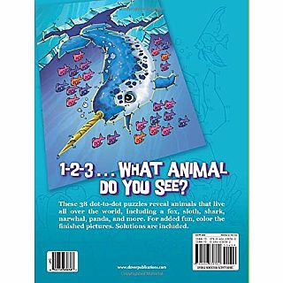 Wild Animals Dot-to-Dot Fun! Paperback