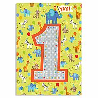 Age 1 Foil Birthday Card