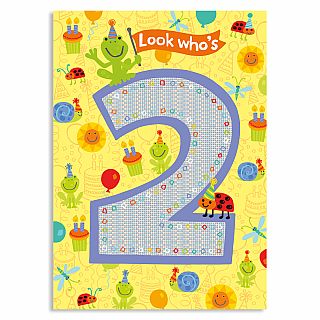 Age 2 Foil Birthday Card