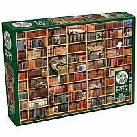 The Cat Library 1000 Piece Puzzle 