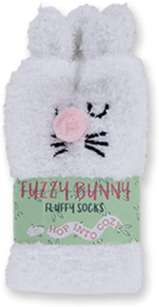 Easter Fuzzy Bunny Fluffy Socks Assortment Grand Rabbits Toys in