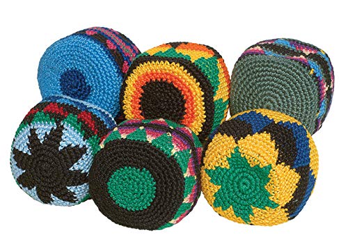 Turtle Island Imports 50 Hacky Sacks Assorted Colors and Designs 