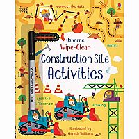 Wipe Clean Construction Site Activities paperback
