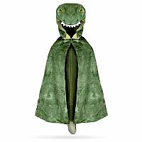 T-Rex Hooded Cape - Green