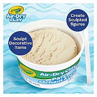 Air Dry Clay Tub White 2.5lb Resealable Bucket