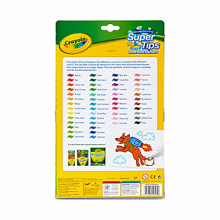 50ct Washable Super Tip Markers