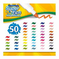Washable Super Tips Markers, 50 Count