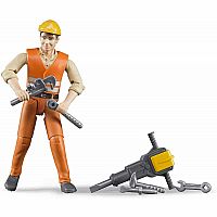 Construction Worker with Accessories