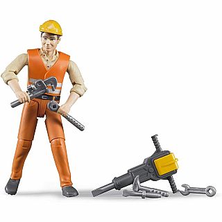 Construction Worker with Accessories