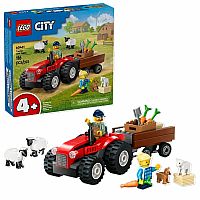 60461 LEGO® Red Farm Tractor with Trailer & Sheep