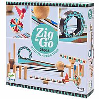 Action Reaction 28 Piece Zig & Go