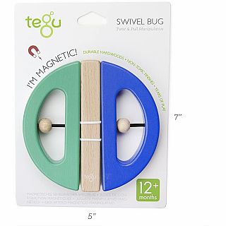 Swivel Bug: Teal/Green