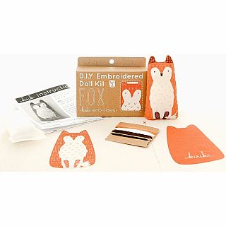 Fox Embroidery Kit 