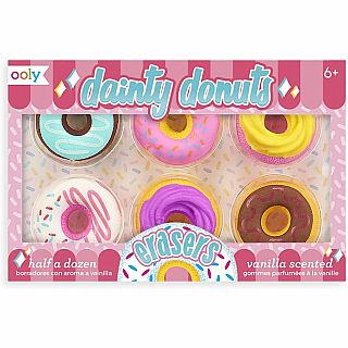 Dainty Donuts Vanilla-Scented Erasers