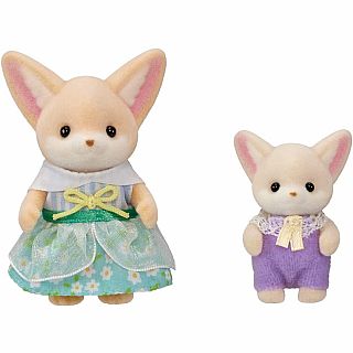 Sunny Picnic Fennec Fox Sister & Baby 