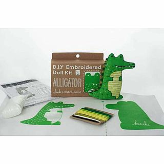 Alligator Embroidery Kit 