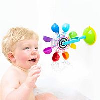 Sassy Whirling Waterfall Suction STEM Toy for Bathtime Fun & Learning