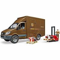 UPS MS Sprinter with Driver and Accessories 