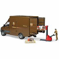 UPS MS Sprinter with Driver and Accessories 