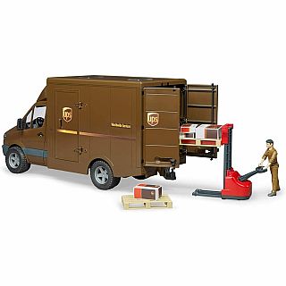 UPS MS Sprinter with Driver and Accessories 