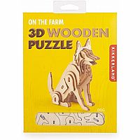 DOG 3D MINI WOODEN PUZZLE