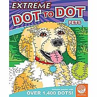 Extreme Dot to Dot Coloring: Pets Paperback
