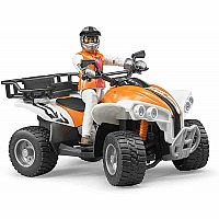 Quad Vehicle with Driver
