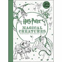 Harry Potter Magical Creatures Postcard Coloring Book 