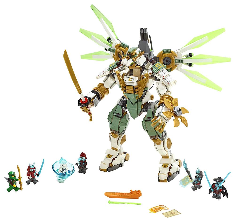 lego ninjago lloyd's titan mech 70676 ninja toy build with minifigures