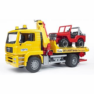 Tow Truck With Cross Country Vehicle