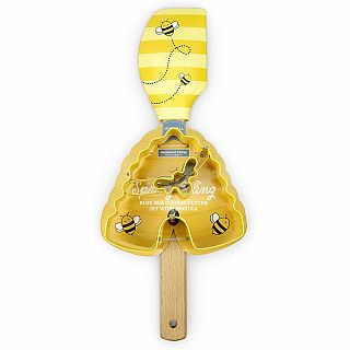 Busy Bee Cookie Cutter & Spatula Set 