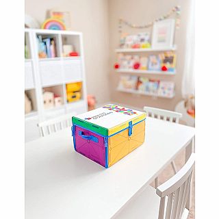 Storage Bin & Interactive Playmat Magna-Tiles 