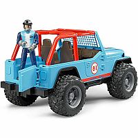 Blue Jeep Cross Country Racer 