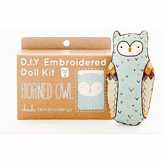 Horned Owl - Embroidery Kit