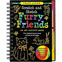Scratch and Sketch Furry Friends: An Art Activity Book for Animal Lovers and Artists of All Ages (Scratch & Sketch)