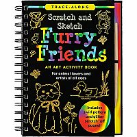 Scratch and Sketch Furry Friends: An Art Activity Book for Animal Lovers and Artists of All Ages (Scratch & Sketch)