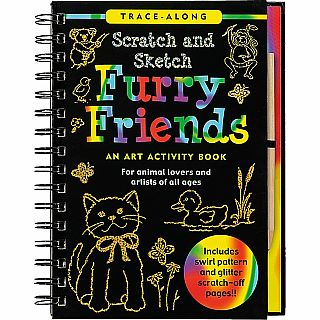 Scratch and Sketch Furry Friends: An Art Activity Book for Animal Lovers and Artists of All Ages (Scratch & Sketch)