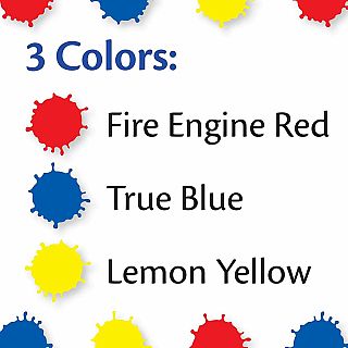 8oz Primary Washable Fingerpaint 3 Count