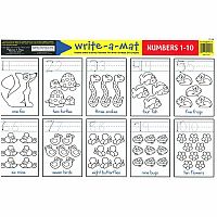 Numbers 1-10 Write A Mat