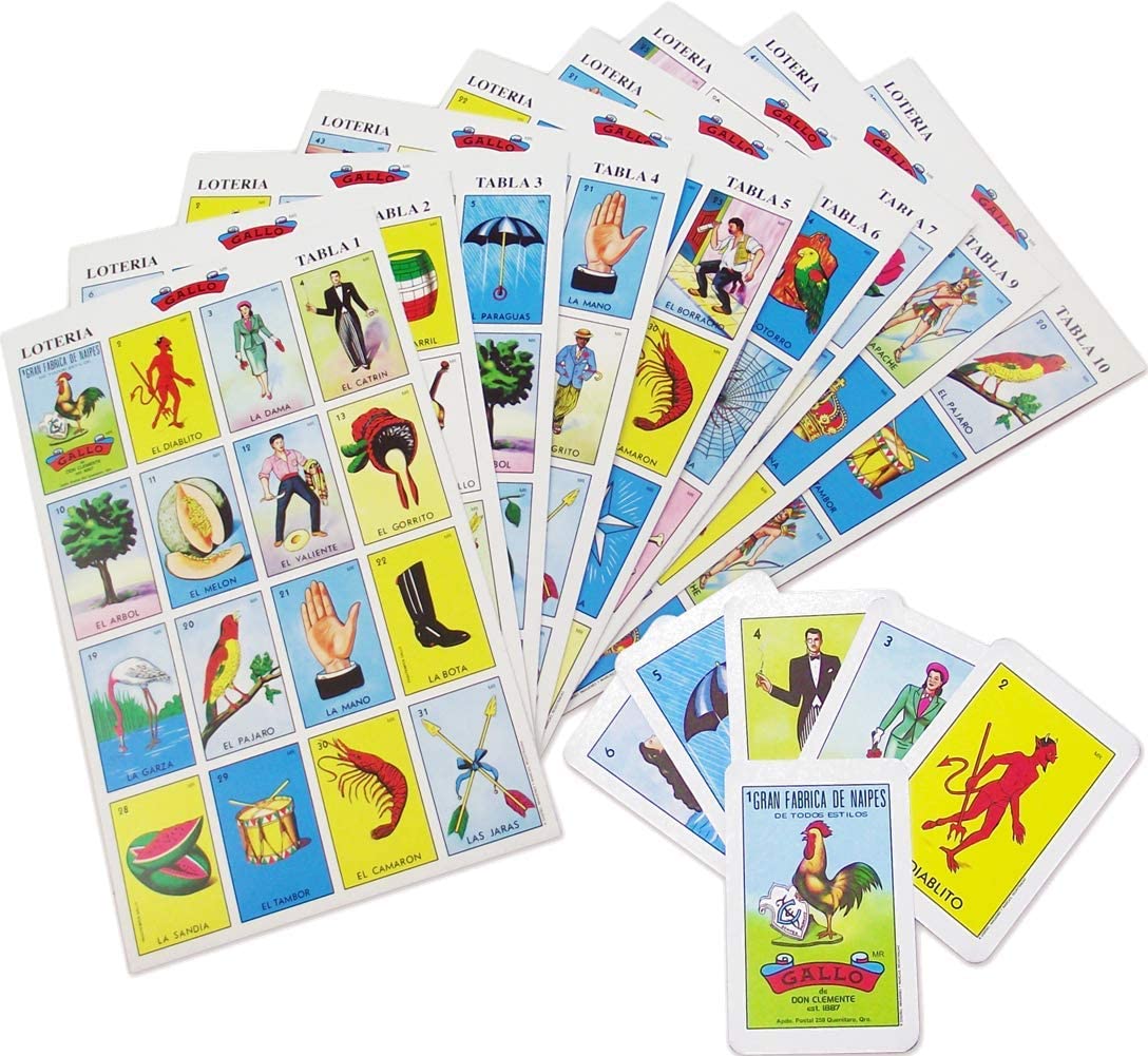 Original loteria bingo game set in spanish grandrabbit s toys in
