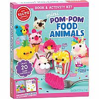 Mini Pom Pom Food Animals 