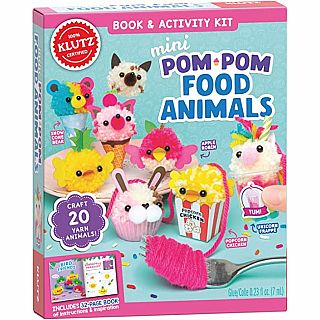 Mini Pom Pom Food Animals 