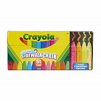 64 Ct. Ultimate Washable Sidewalk Chalk Collection