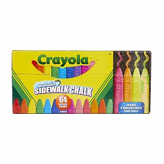 64 Ct. Ultimate Washable Sidewalk Chalk Collection