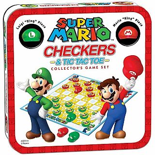 Super Mario Checkers & Tic Tac Toe 