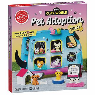 Mini Clay World Pet Adoption Truck Klutz