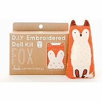 Fox Embroidery Kit 