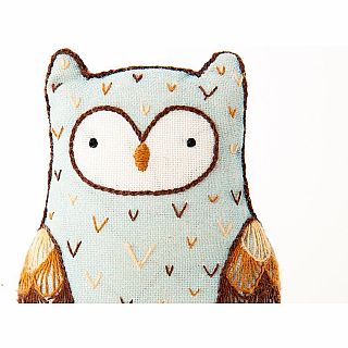 Horned Owl - Embroidery Kit
